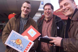 Happy New Year cards are sent by laowai from Beijing to Beijingers