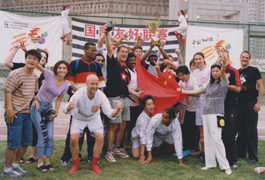 laowai meets laowai  playing football in china